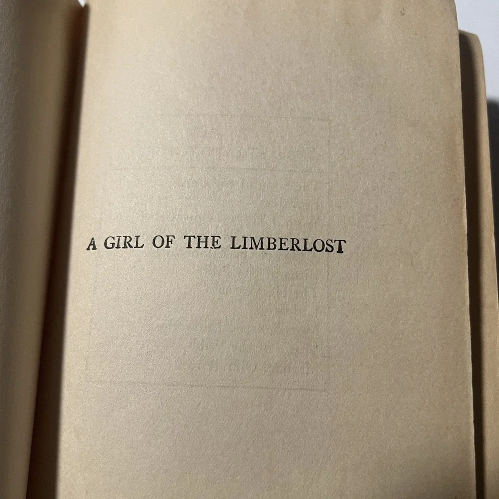 A Girl Of The Limberlost Gene Stratton Porter 1909 Hardcover 1st Edition Book